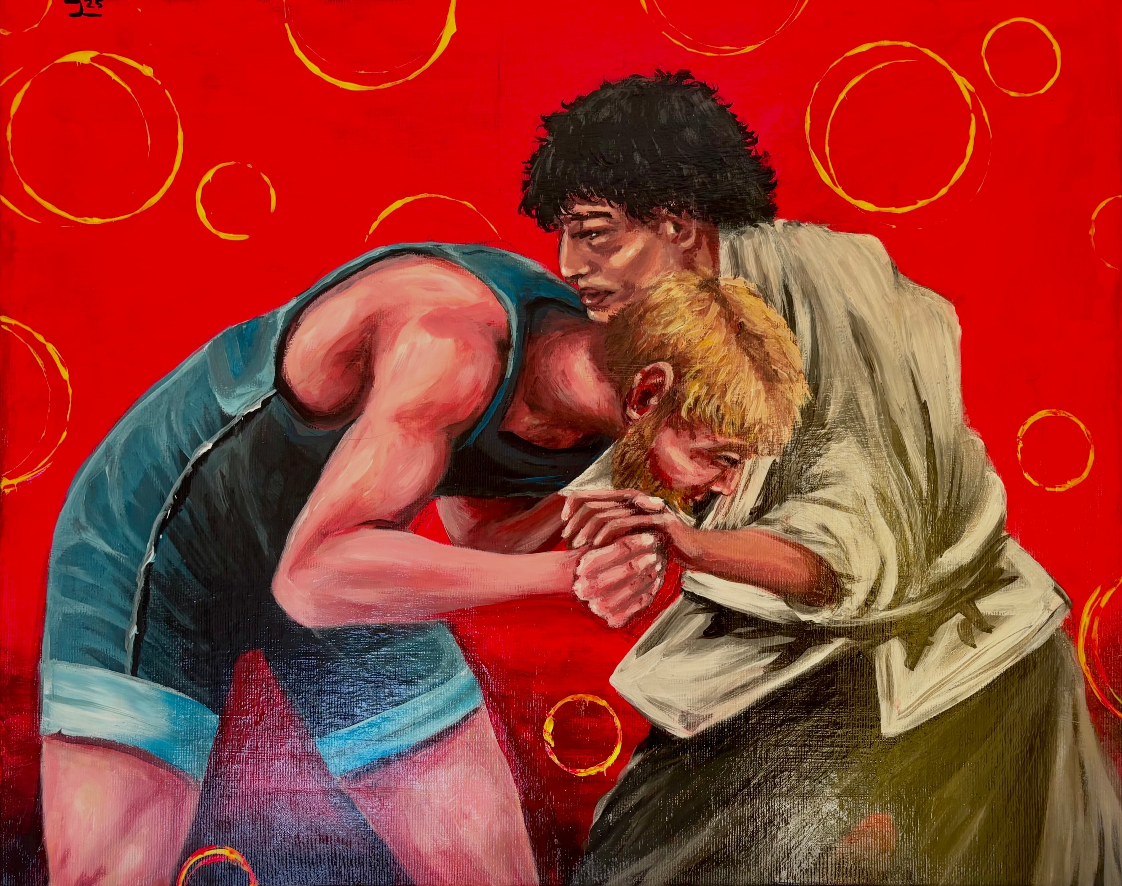 Conflict | 2025 | 40x50 | Acrylics on canvas
