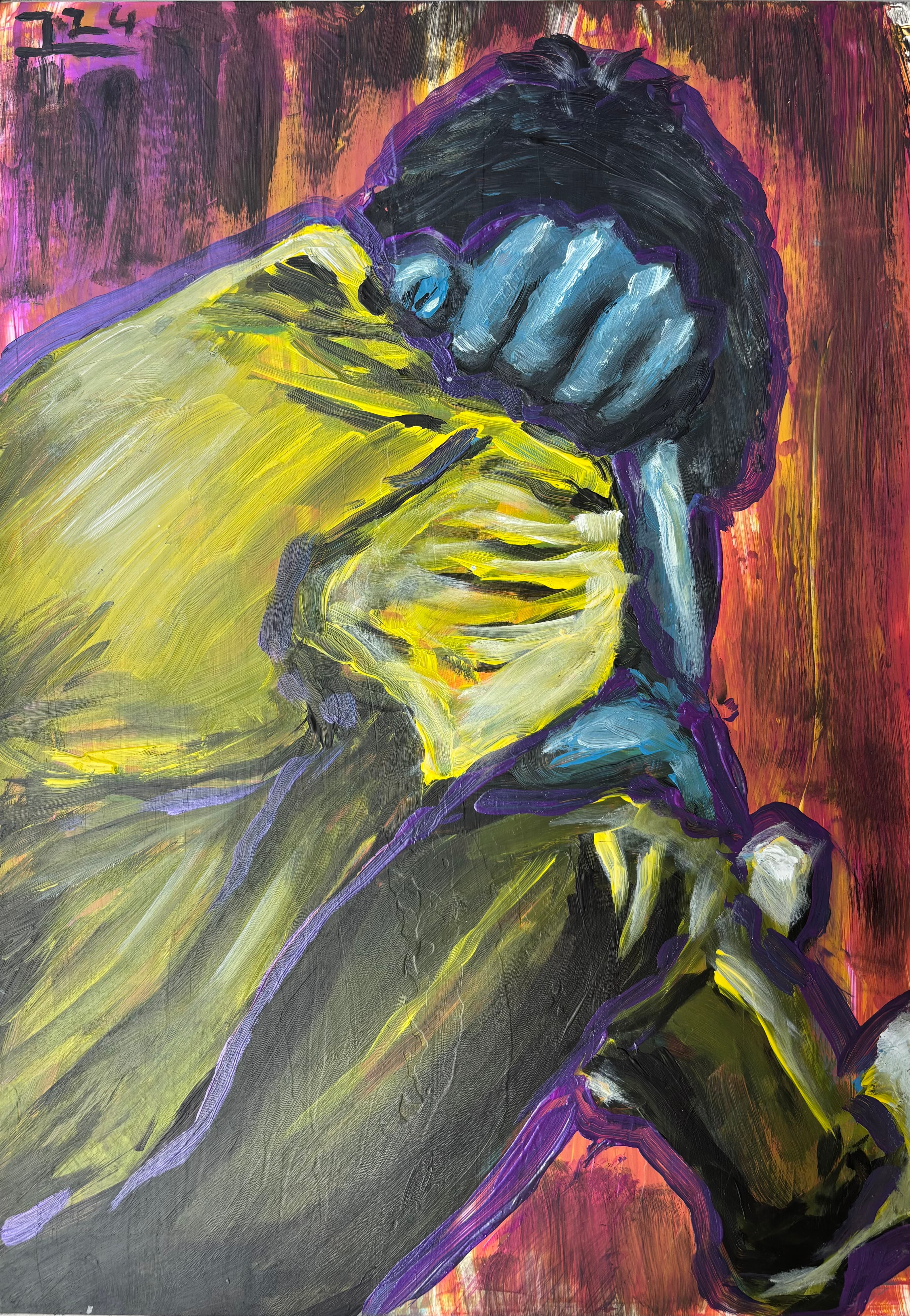 Untitled | 2024 | 42x29,7 | Acrylics on paper
